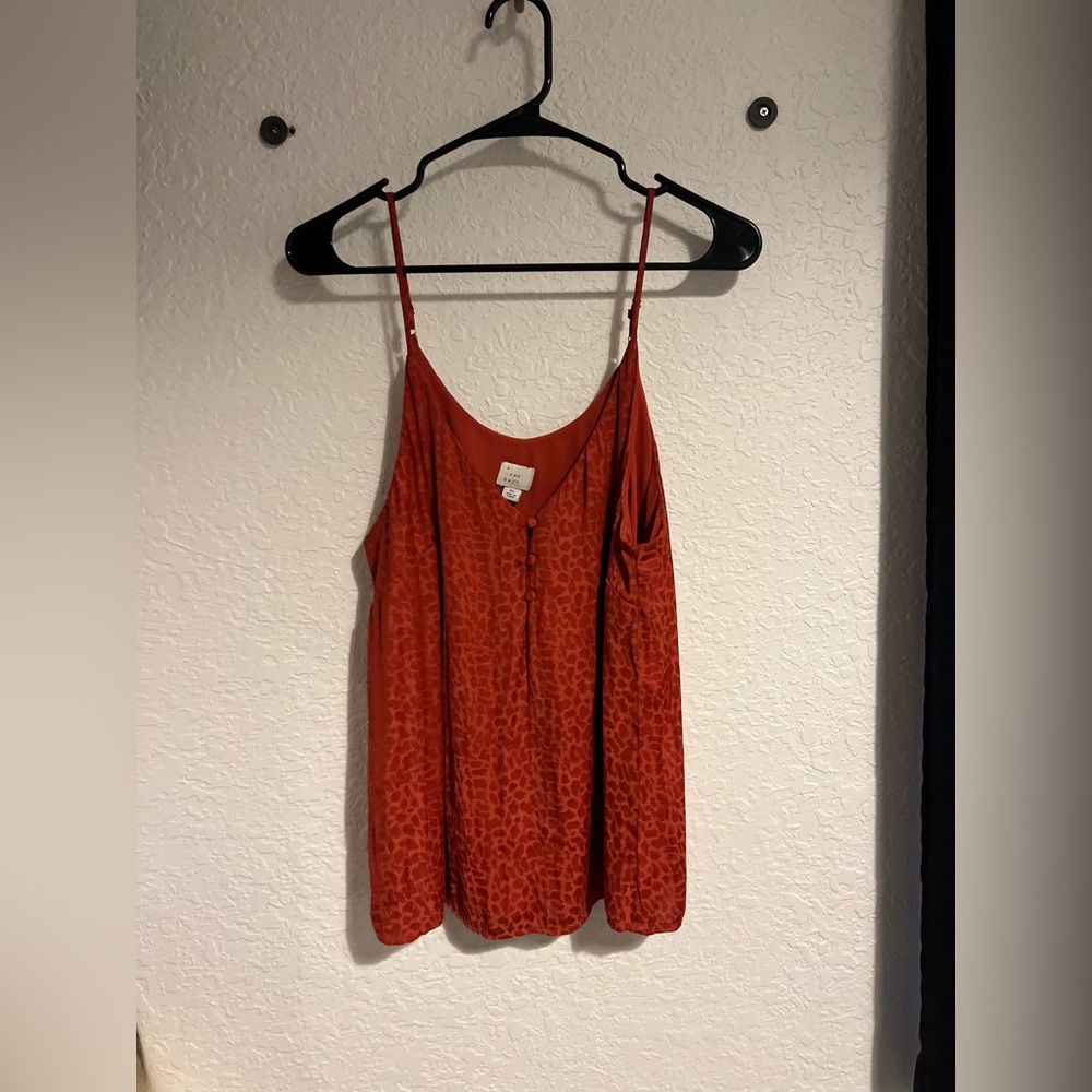 Leopard print summer tank top